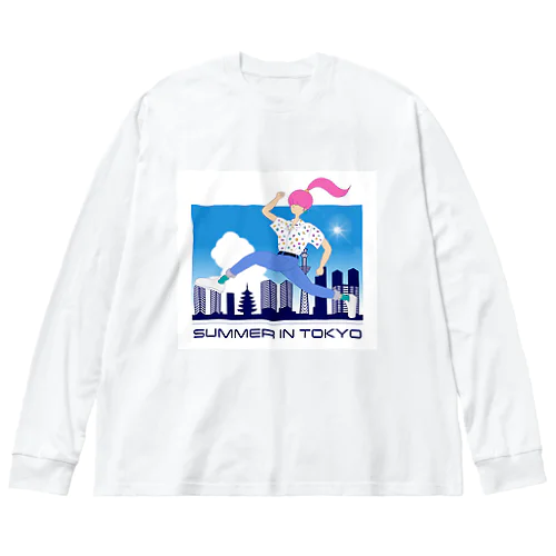 SUMMER IN TOKYO Big Long Sleeve T-Shirt