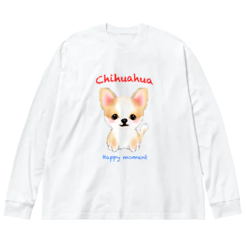 チワワⅡ ビッグシルエットロングスリーブTシャツ