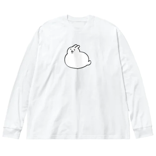 ニヒルなウサチャン ビッグシルエットロングスリーブTシャツ