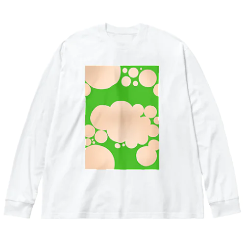 昔流行った水玉のやつ Big Long Sleeve T-Shirt