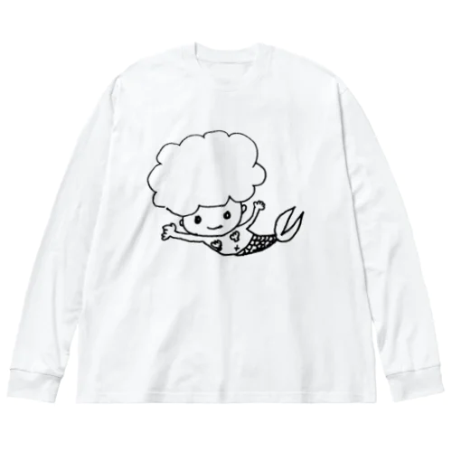 にんぎょちゃん ビッグシルエットロングスリーブTシャツ