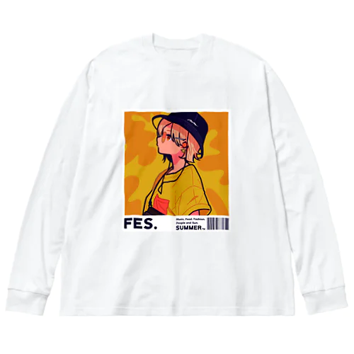 FES GIRL ビッグシルエットロングスリーブTシャツ