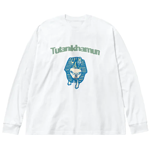 ツタンカーメン犬 ビッグシルエットロングスリーブTシャツ