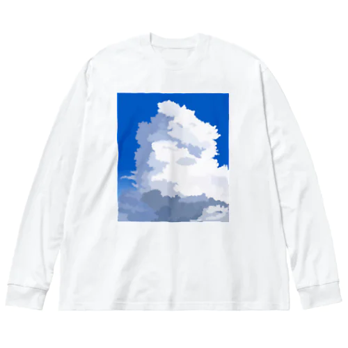 もくもく積乱雲 Big Long Sleeve T-Shirt