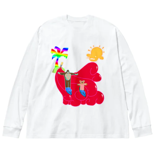 奮起 Big Long Sleeve T-Shirt