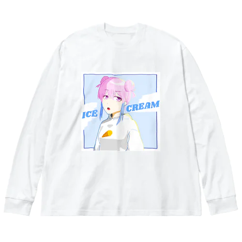 あいすくりーむ🍨女の子 Big Long Sleeve T-Shirt