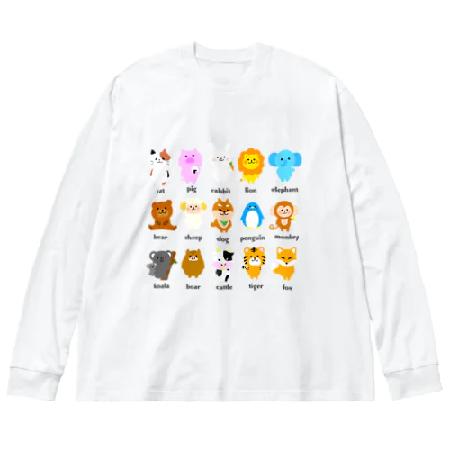 アニマルさん Big Long Sleeve T-Shirt