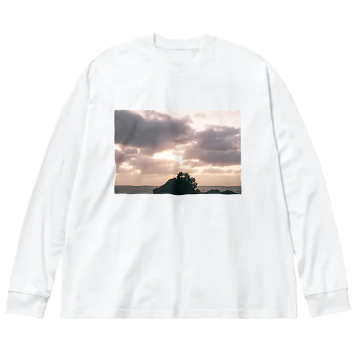 yuyake　#Tシャツのよはくを埋める Big Long Sleeve T-Shirt