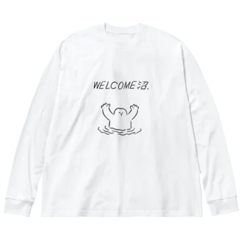 WELCOME沼 ビッグシルエットロングスリーブTシャツ