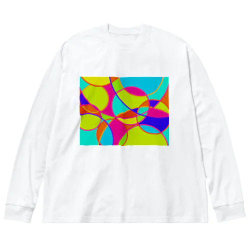 からふる丸丸 루즈핏 롱 슬리브 티셔츠
