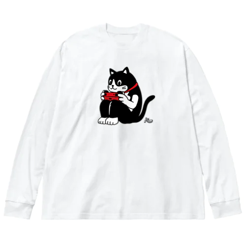 猫背ゲーマー Big Long Sleeve T-Shirt