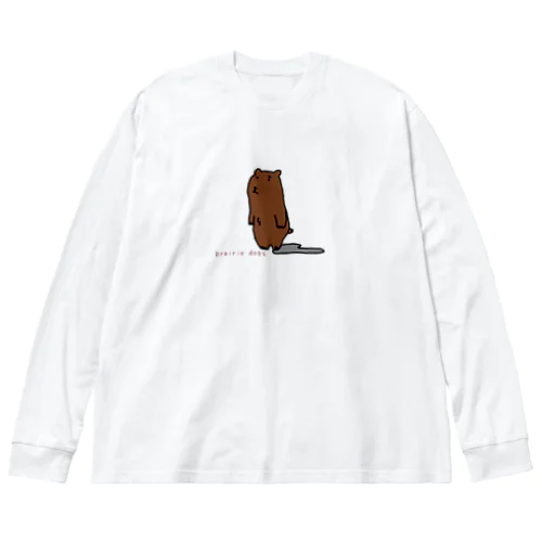 prairiedogのたまちゃん ビッグシルエットロングスリーブTシャツ