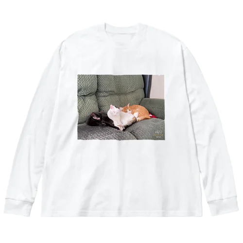 ウチの猫達 Big Long Sleeve T-Shirt