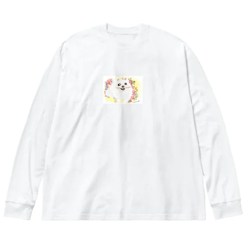 チワワかみかみ ビッグシルエットロングスリーブTシャツ