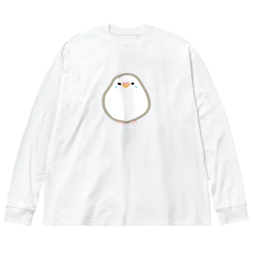 もちもちインコちゃん ビッグシルエットロングスリーブTシャツ