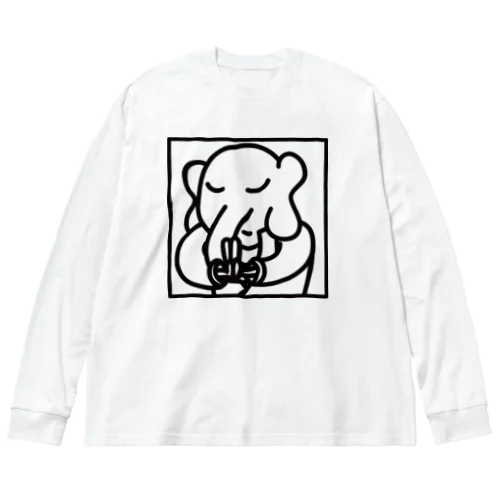 ばんぞうくん Big Long Sleeve T-Shirt