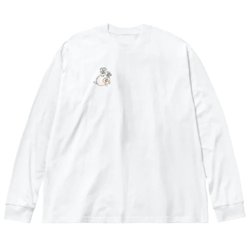 カビちゃった肉まんヘリ Big Long Sleeve T-Shirt