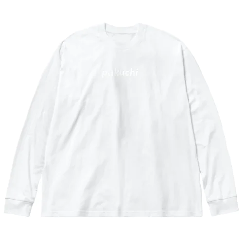 パクチーロゴ(白ロゴ)スパイスカレー Big Long Sleeve T-Shirt