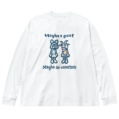 だふんヤギ ビッグシルエットロングスリーブTシャツ