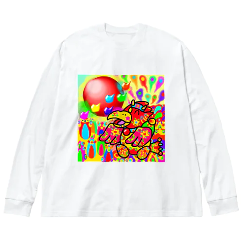 朱雀の世界 Big Long Sleeve T-Shirt