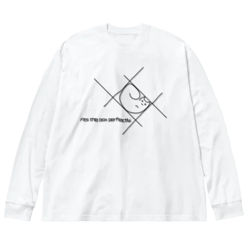 猫の箱へのフィット感 Big Long Sleeve T-Shirt