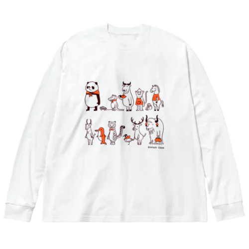 みんなで！　パンダのおはなし Big Long Sleeve T-Shirt