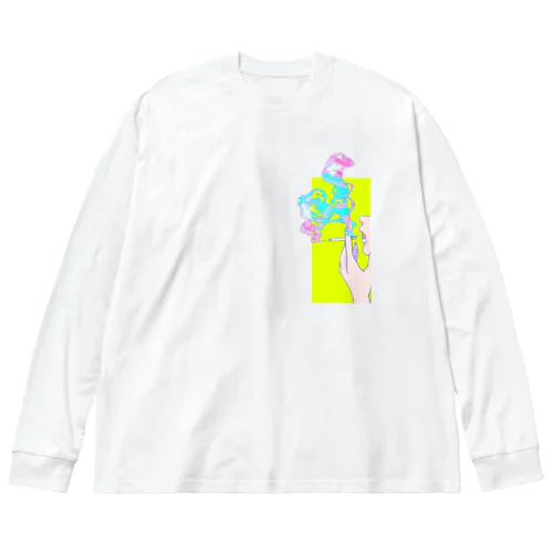 smoking Big Long Sleeve T-Shirt