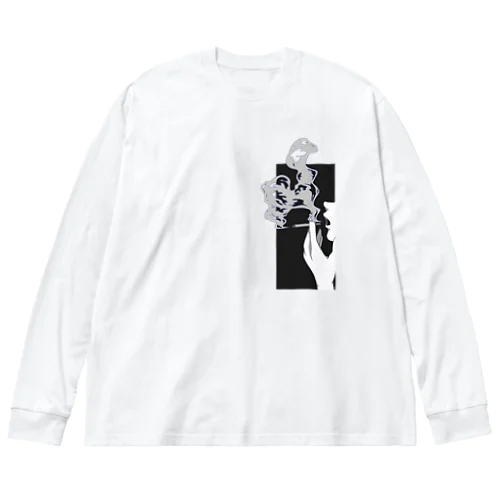 smoking Big Long Sleeve T-Shirt