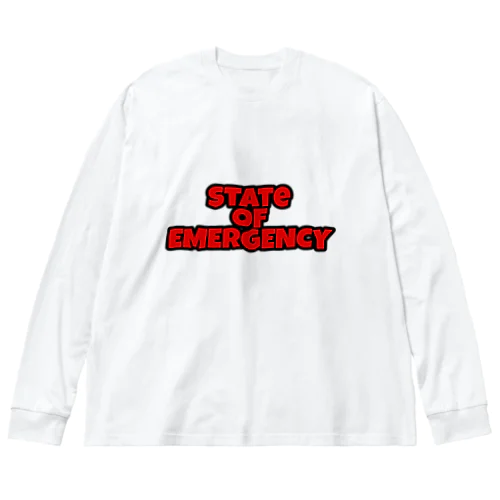 State of emergency グッズ ビッグシルエットロングスリーブTシャツ