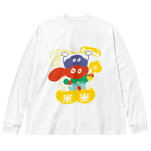 大出世祈願☆浜松大黒天狗👺 ビッグシルエットロングスリーブTシャツ