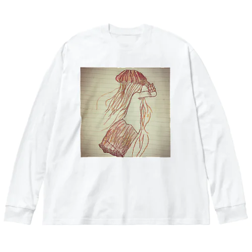 クラゲ姫 Big Long Sleeve T-Shirt