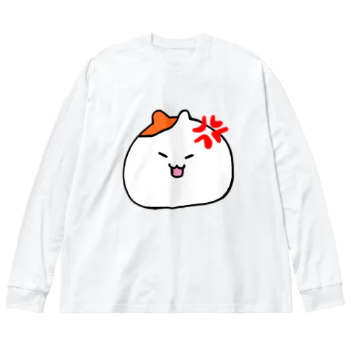 ミニハム　怒💢 ビッグシルエットロングスリーブTシャツ