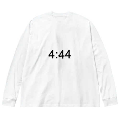 エンジェルナンバー　4:44 ビッグシルエットロングスリーブTシャツ