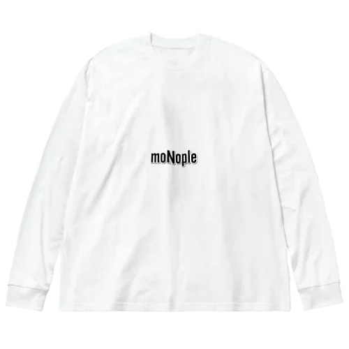 moNopleロゴトップス ビッグシルエットロングスリーブTシャツ