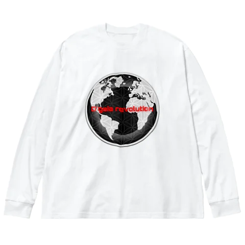 D’gaia revolution 円 ビッグシルエットロングスリーブTシャツ