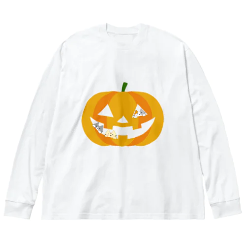 かぼちゃにゃ Big Long Sleeve T-Shirt