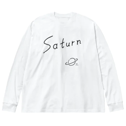 サターン Big Long Sleeve T-Shirt