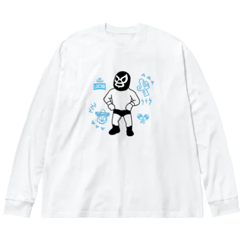 EL DIOS DE LA LUCHA LIBRE#3 Big Long Sleeve T-Shirt