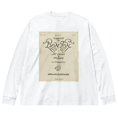 フランス　ファッション誌 Big Long Sleeve T-Shirt