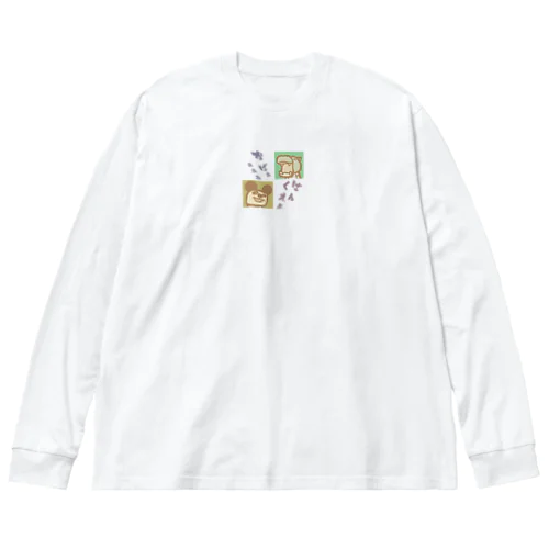 かばぱんだ ビッグシルエットロングスリーブTシャツ