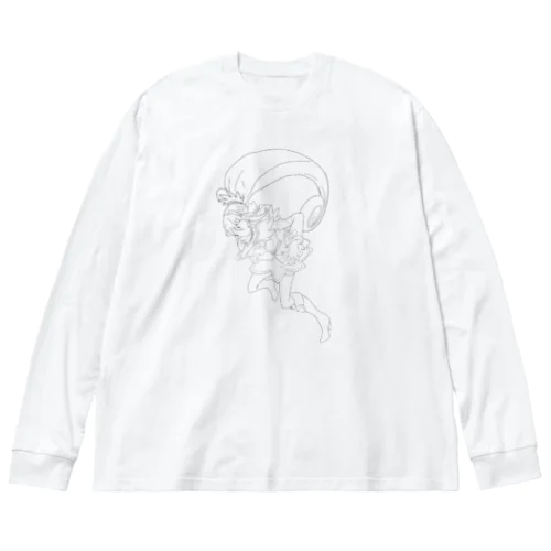 女戦士ちゃん Big Long Sleeve T-Shirt