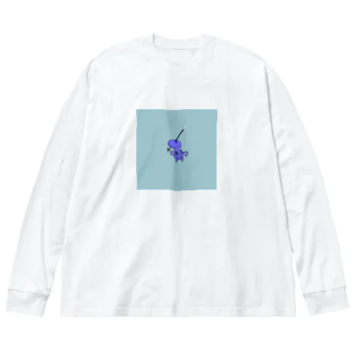 可哀想なたこちゃん Big Long Sleeve T-Shirt