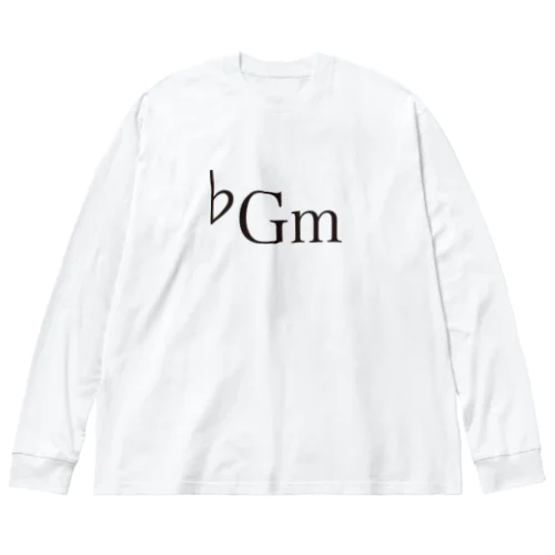 ♭Gm Big Long Sleeve T-Shirt