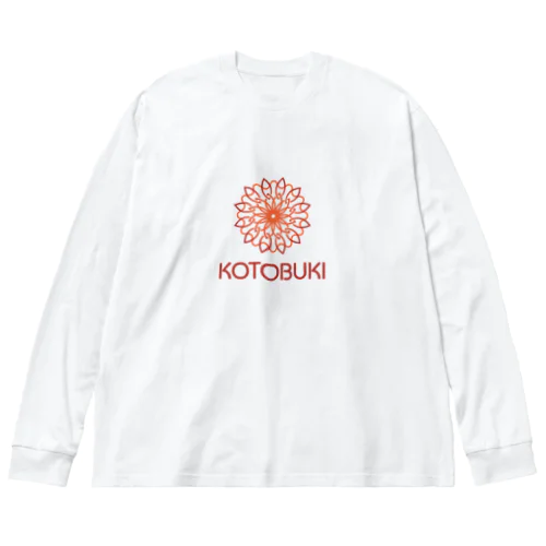 KOTOBUKIロゴ ビッグシルエットロングスリーブTシャツ