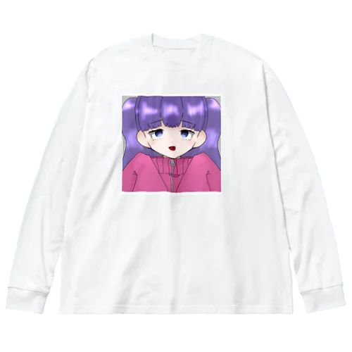 むりちゃん ビッグシルエットロングスリーブTシャツ