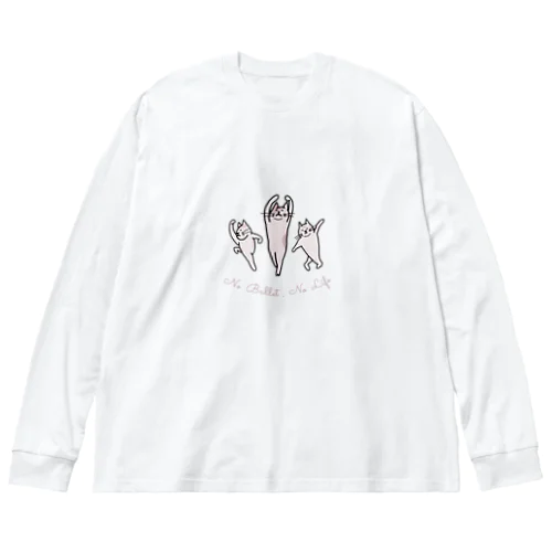 バレリーナこねこ（ライトカラー） Big Long Sleeve T-Shirt