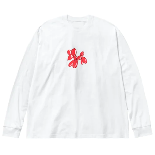 ばるーんあにまる Big Long Sleeve T-Shirt