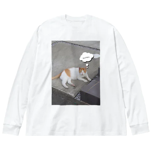 見んといてネコ Big Long Sleeve T-Shirt