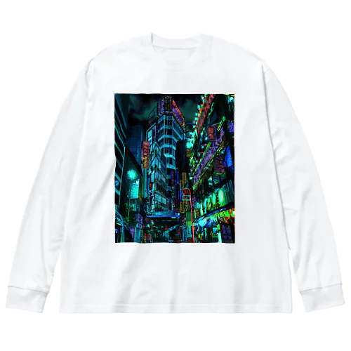 cyberpunk  tokyo Big Long Sleeve T-Shirt