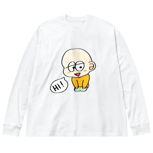 つるっパおじちゃん Big Long Sleeve T-Shirt